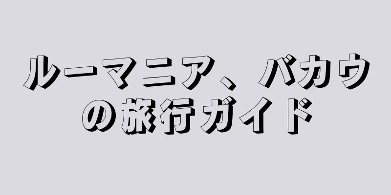 ルーマニア、バカウの旅行ガイド