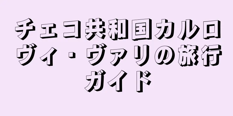 チェコ共和国カルロヴィ・ヴァリの旅行ガイド