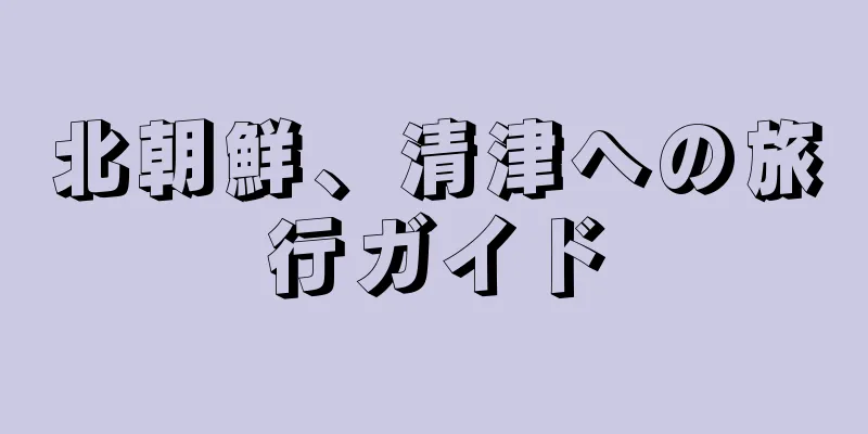 北朝鮮、清津への旅行ガイド
