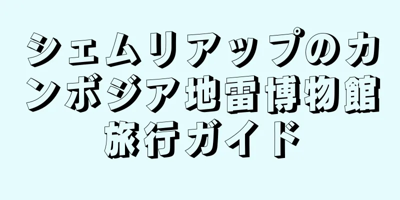 シェムリアップのカンボジア地雷博物館旅行ガイド