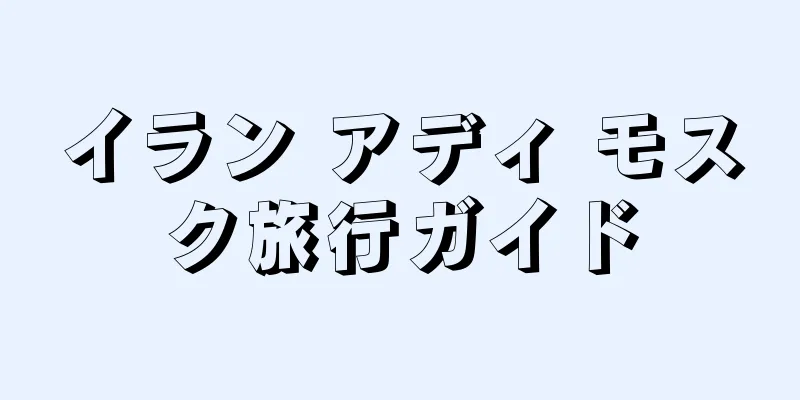 イラン アディ モスク旅行ガイド