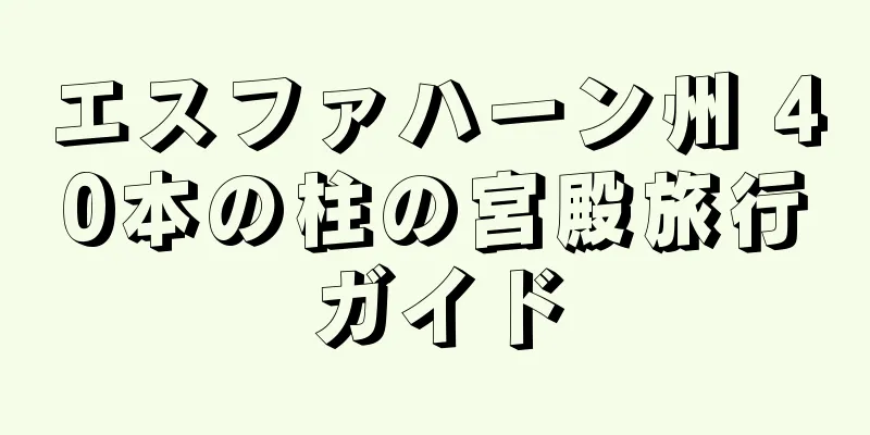 エスファハーン州 40本の柱の宮殿旅行ガイド
