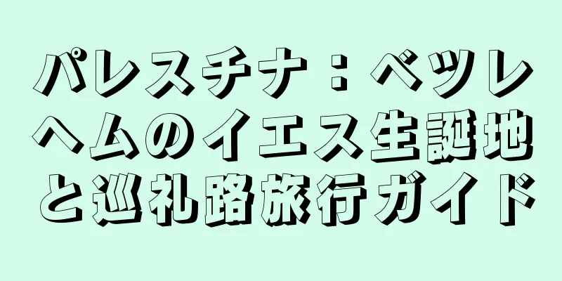 パレスチナ：ベツレヘムのイエス生誕地と巡礼路旅行ガイド