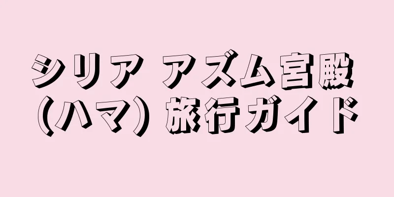 シリア アズム宮殿 (ハマ) 旅行ガイド
