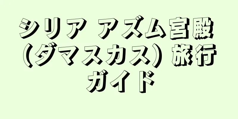 シリア アズム宮殿 (ダマスカス) 旅行ガイド