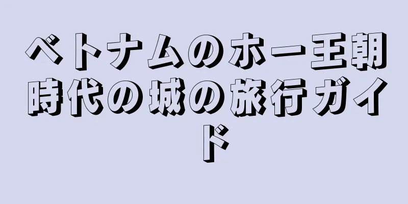 ベトナムのホー王朝時代の城の旅行ガイド