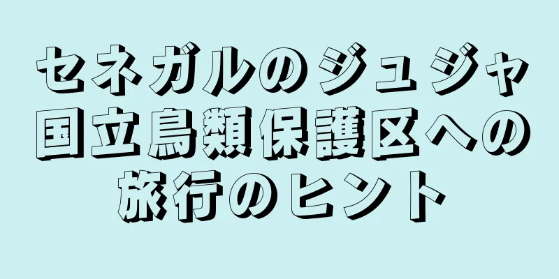 セネガルのジュジャ国立鳥類保護区への旅行のヒント