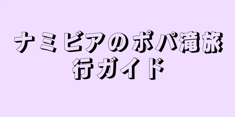 ナミビアのポパ滝旅行ガイド