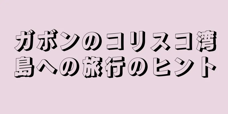 ガボンのコリスコ湾島への旅行のヒント