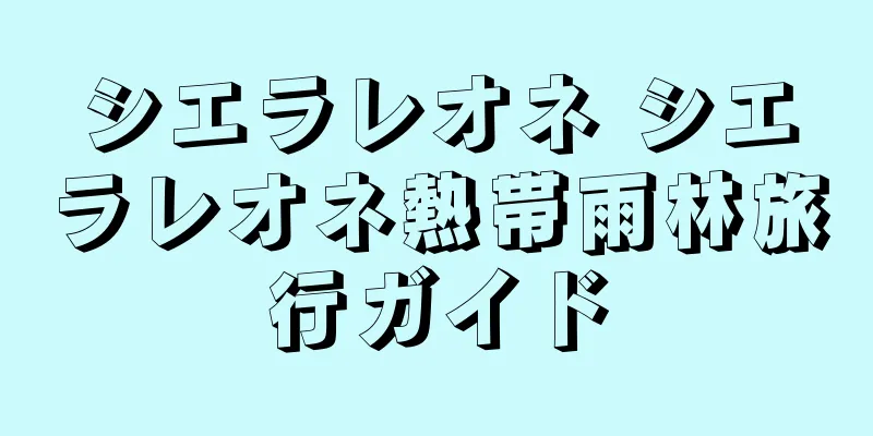シエラレオネ シエラレオネ熱帯雨林旅行ガイド