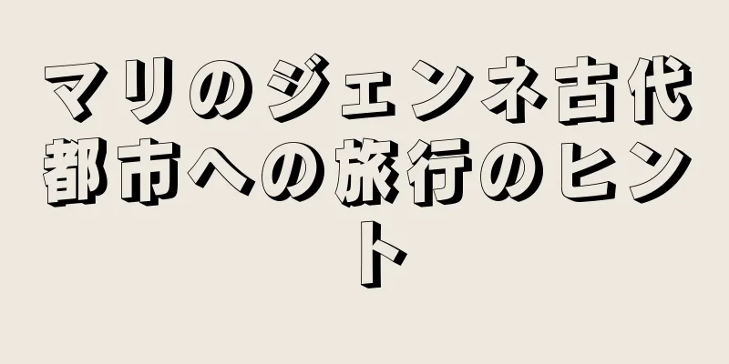 マリのジェンネ古代都市への旅行のヒント