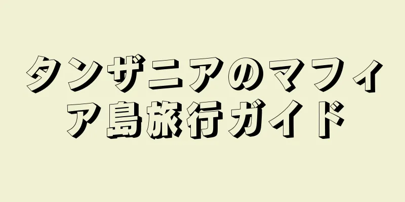 タンザニアのマフィア島旅行ガイド