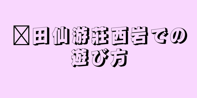 莆田仙游莊西岩での遊び方