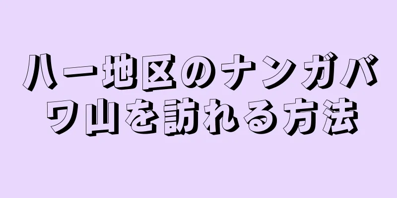 八一地区のナンガバワ山を訪れる方法