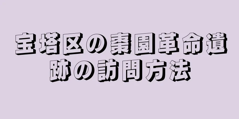 宝塔区の棗園革命遺跡の訪問方法