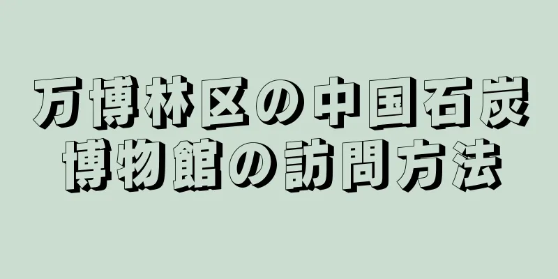 万博林区の中国石炭博物館の訪問方法