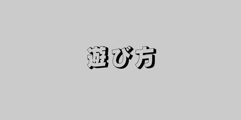 遊び方