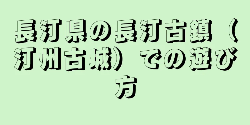 長汀県の長汀古鎮（汀州古城）での遊び方