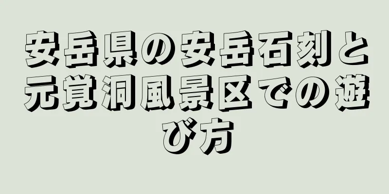 安岳県の安岳石刻と元覚洞風景区での遊び方
