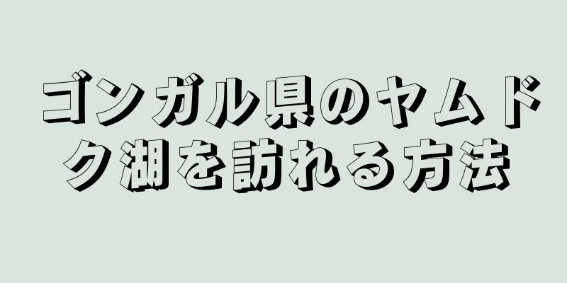 ゴンガル県のヤムドク湖を訪れる方法