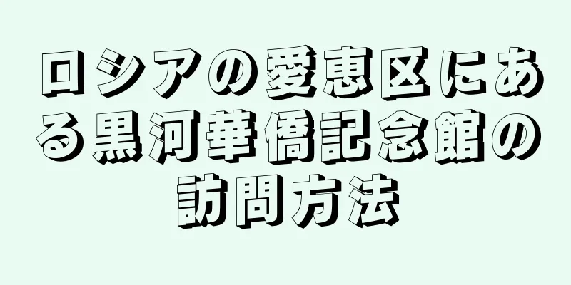 ロシアの愛恵区にある黒河華僑記念館の訪問方法