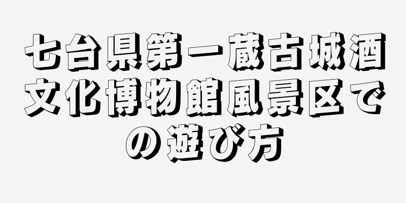 七台県第一蔵古城酒文化博物館風景区での遊び方