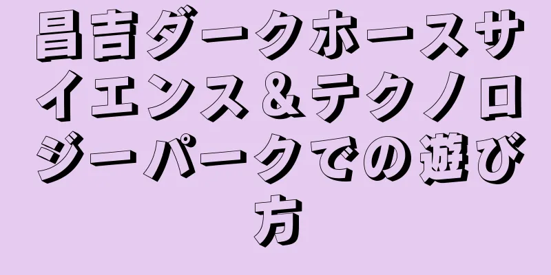 昌吉ダークホースサイエンス＆テクノロジーパークでの遊び方