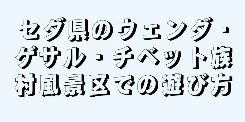 セダ県のウェンダ・ゲサル・チベット族村風景区での遊び方