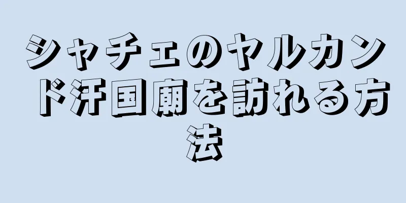シャチェのヤルカンド汗国廟を訪れる方法