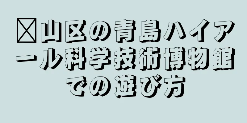崂山区の青島ハイアール科学技術博物館での遊び方