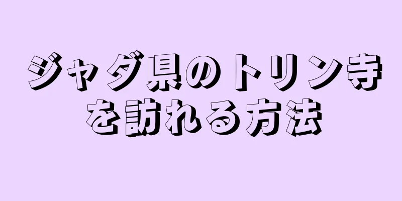 ジャダ県のトリン寺を訪れる方法