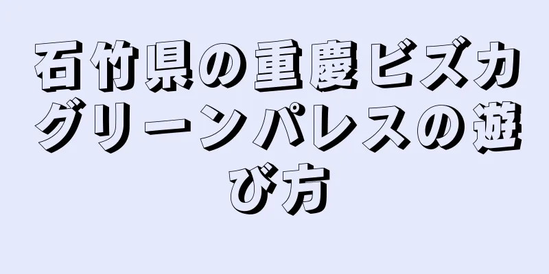 石竹県の重慶ビズカグリーンパレスの遊び方