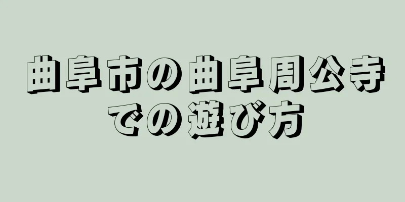 曲阜市の曲阜周公寺での遊び方
