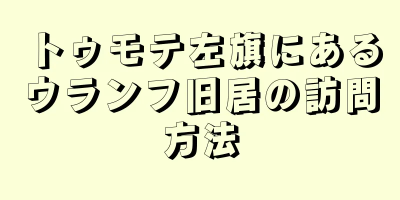 トゥモテ左旗にあるウランフ旧居の訪問方法