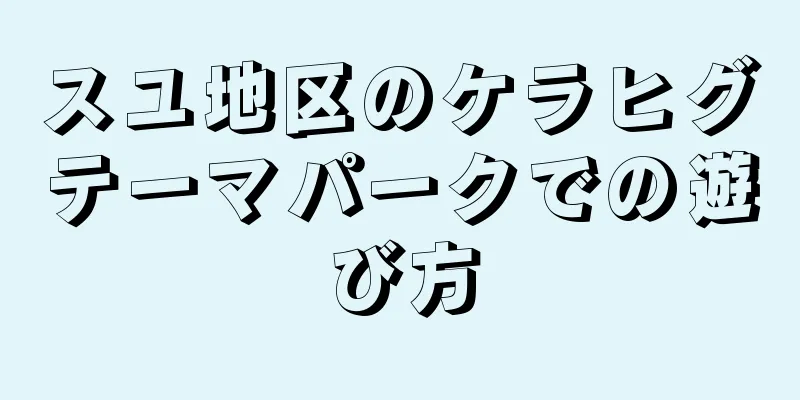 スユ地区のケラヒグテーマパークでの遊び方