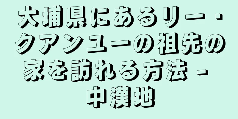 大埔県にあるリー・クアンユーの祖先の家を訪れる方法 - 中漢地