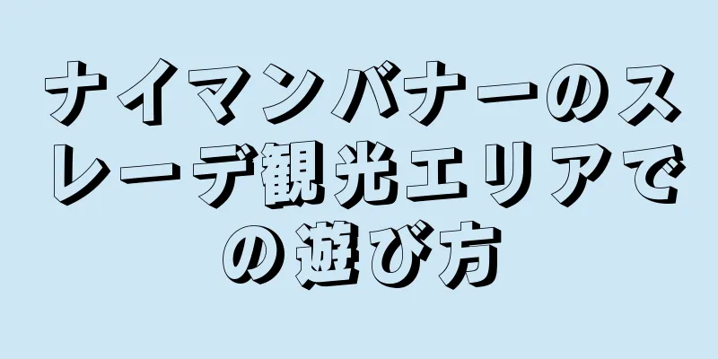 ナイマンバナーのスレーデ観光エリアでの遊び方