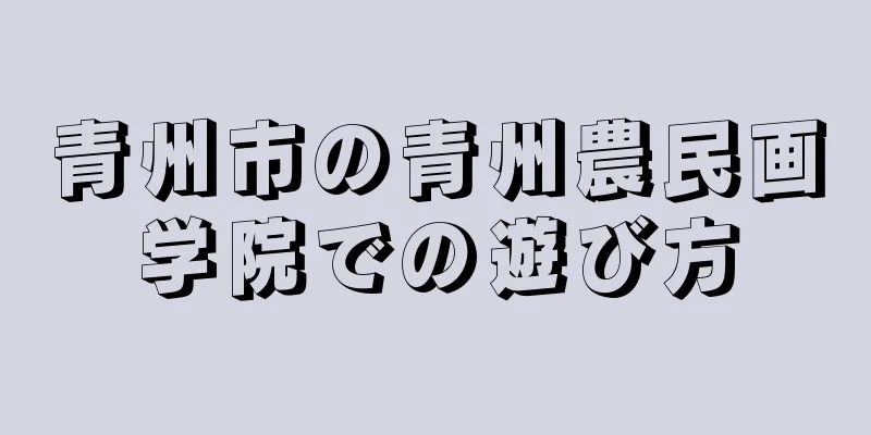 青州市の青州農民画学院での遊び方