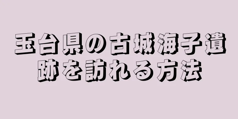 玉台県の古城海子遺跡を訪れる方法