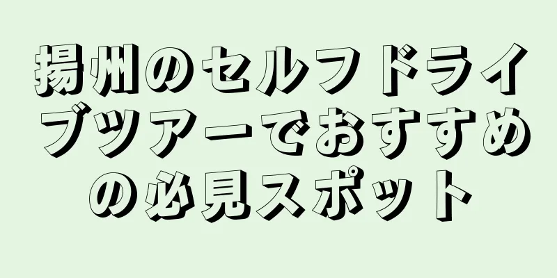 揚州のセルフドライブツアーでおすすめの必見スポット