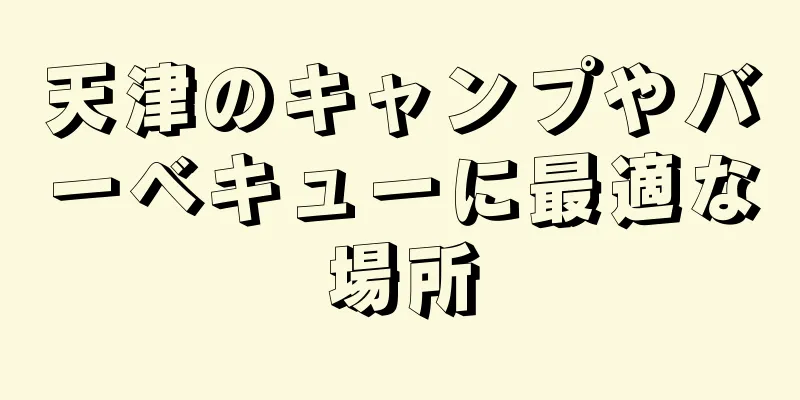 天津のキャンプやバーベキューに最適な場所