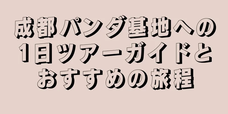 成都パンダ基地への1日ツアーガイドとおすすめの旅程