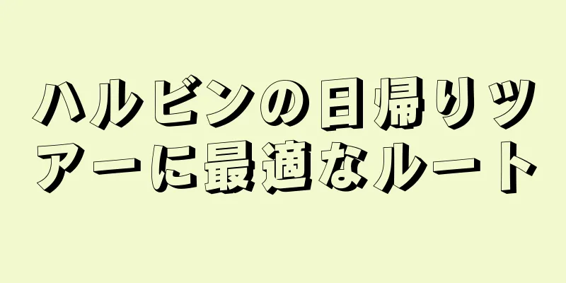 ハルビンの日帰りツアーに最適なルート