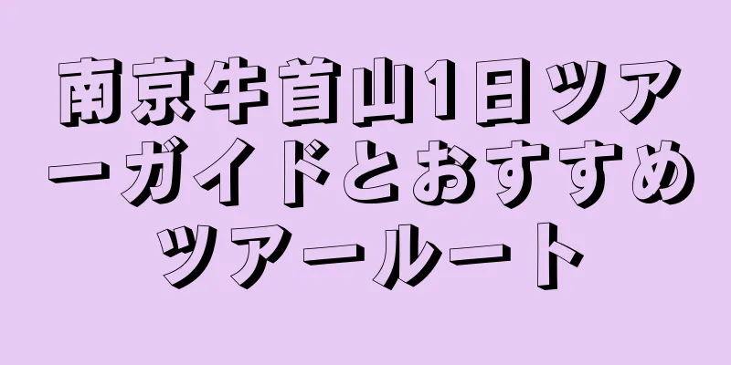南京牛首山1日ツアーガイドとおすすめツアールート