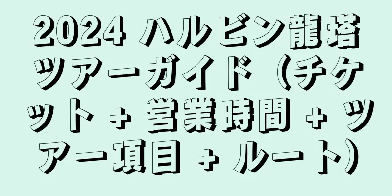 2024 ハルビン龍塔ツアーガイド（チケット + 営業時間 + ツアー項目 + ルート）