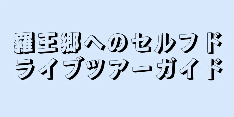 羅王郷へのセルフドライブツアーガイド