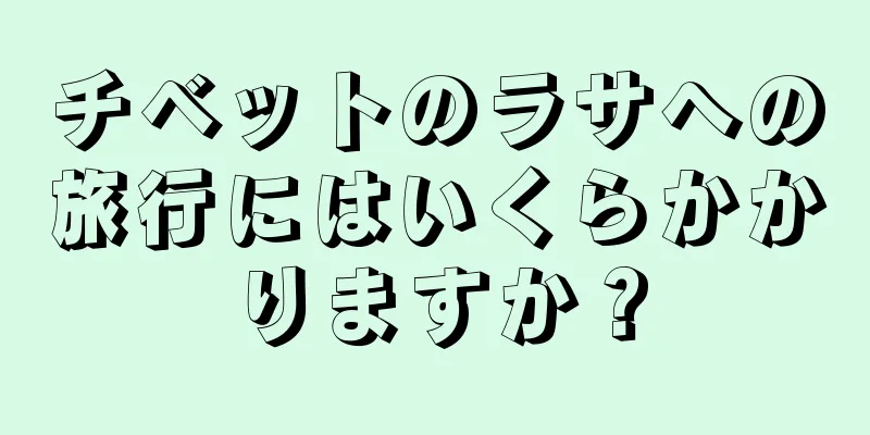 チベットのラサへの旅行にはいくらかかりますか？
