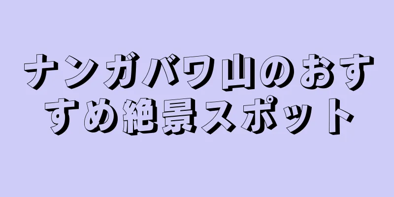 ナンガバワ山のおすすめ絶景スポット