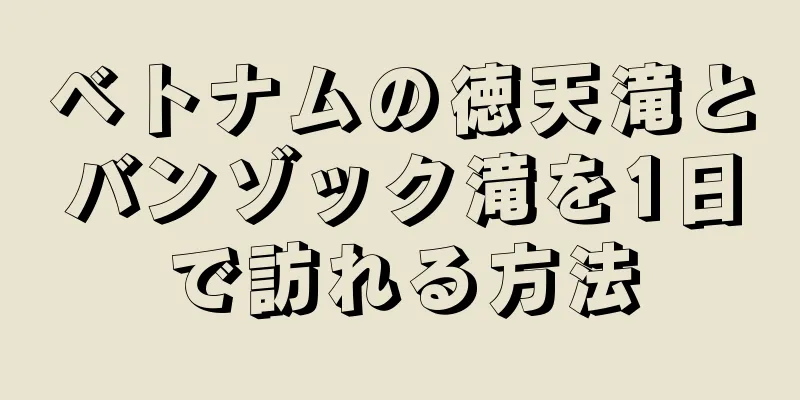 ベトナムの徳天滝とバンゾック滝を1日で訪れる方法