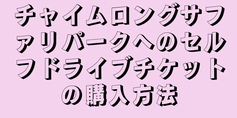 チャイムロングサファリパークへのセルフドライブチケットの購入方法